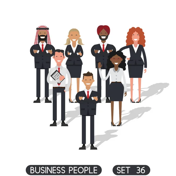 Business people set 36 — Stock Vector