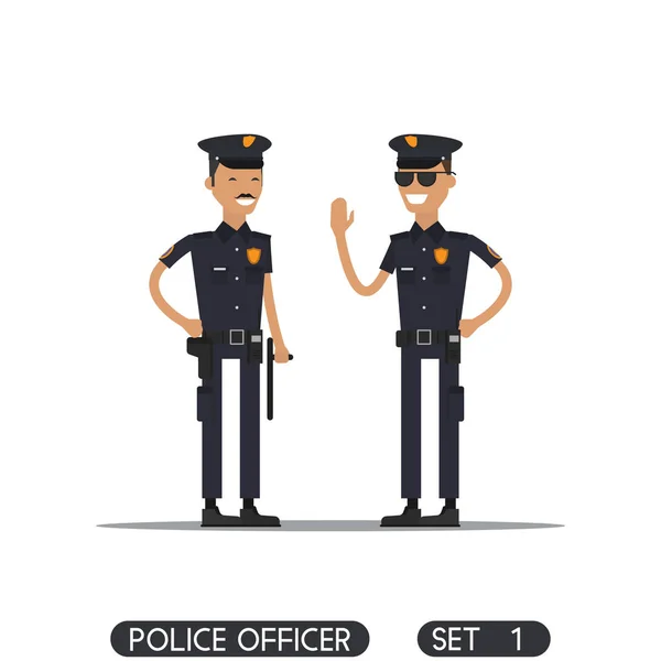 Αστυνομικός με στολή — Διανυσματικό Αρχείο