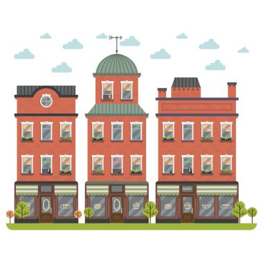 Bina cephe fırın dükkan