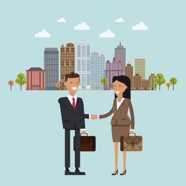 el sıkışma ile çalışan insanlar