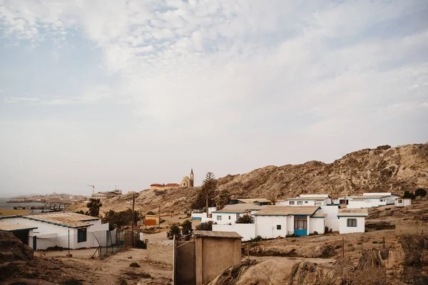 Luderitz, Namibia una ciudad turística popular por su minería de diamantes — Foto de Stock