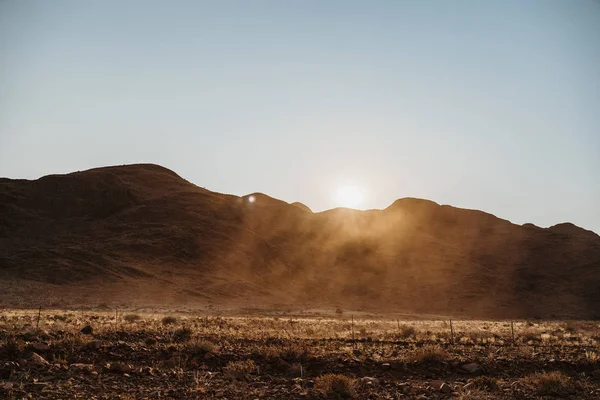 Feldweg in der goageb bethanien region, namibia — Stockfoto