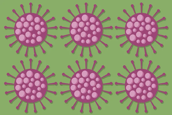 Células em crescimento ou germes que se multiplicam e se espalham — Fotografia de Stock