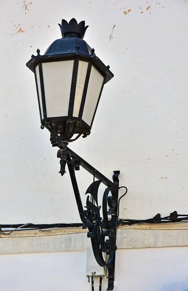 Old Street Lamp Light Street Sky Background — Stock Photo, Image