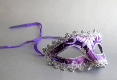  Noel veya Noel şenlikli karnaval maskesi fotoğraf mikrs-toka için