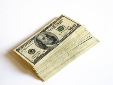  bir arka plan veya mikro-stok fotoğraf için formları çeşitli tasarruf olarak banknot bir sürü dolar faturaları