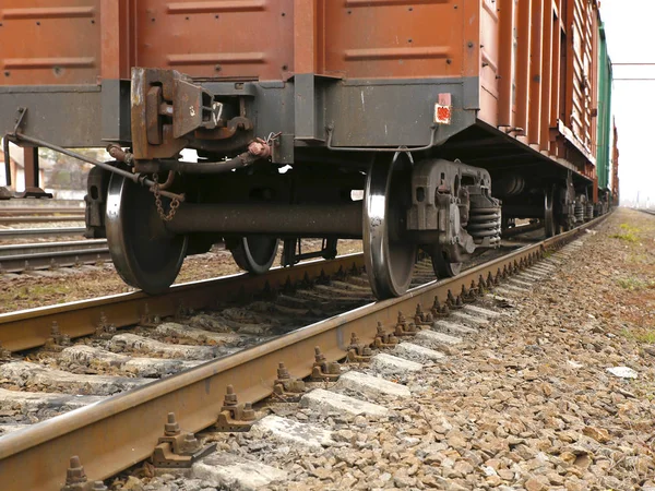 Железнодорожный и железнодорожный транспорт — стоковое фото