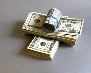  bir arka plan veya mikro-stok fotoğraf için formları çeşitli tasarruf olarak banknot bir sürü dolar faturaları