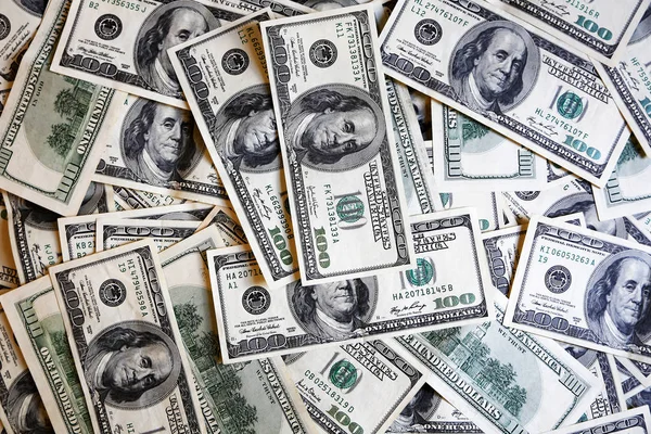 bir arka plan veya formlar için mikro-stok phot çeşitli tasarruf olarak banknot bir sürü dolar faturaları