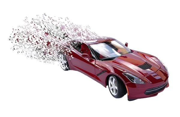 araba modeli etkisi girdabında beyaz ile