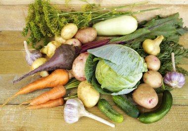 Yaz sebze arka planda