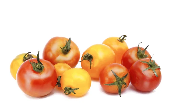 Tomates Bonitos Suculentos Uma Foto Fundo Branco Para Micro Estoque — Fotografia de Stock