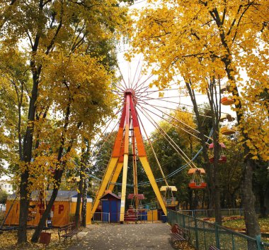  güzel manzara ve doğa fotoğrafları mikro stokunun manzarasına sahip sonbahar öğeleri