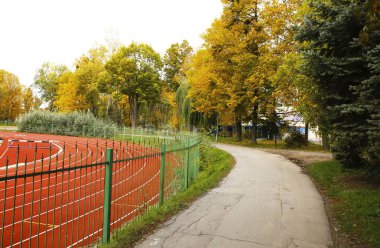 güzel manzara ve doğa fotoğrafları mikro stokunun manzarasına sahip sonbahar öğeleri