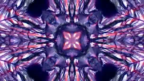 Diamond kaleidoskop s efektem shine — Stock video