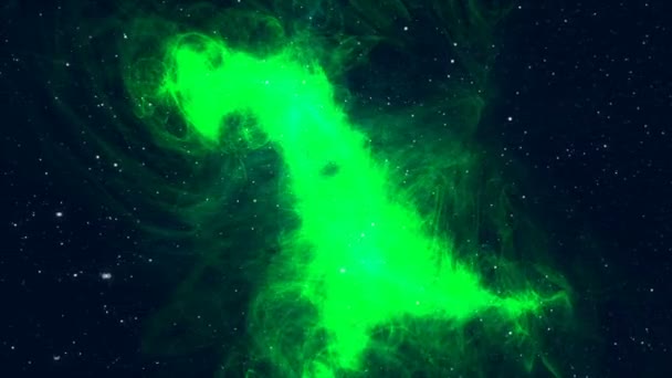 Анимация галактики Млечный Путь — стоковое видео
