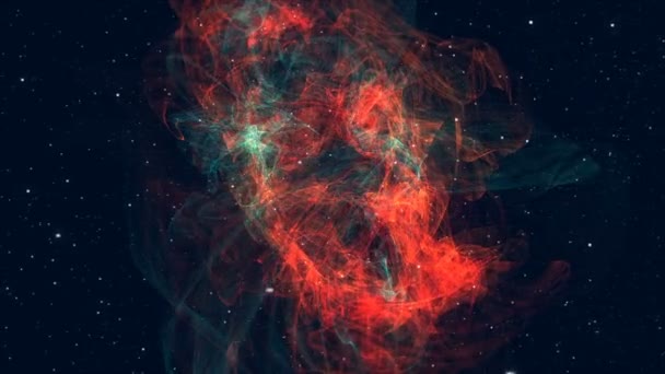 Галактики Чумацький шлях анімації — стокове відео