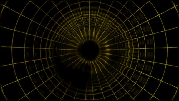 Галактический туннель в сеть — стоковое видео