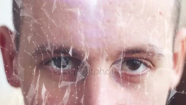 Composite numérique de visage humain avec — Video
