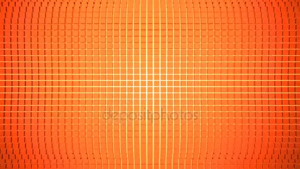 Abstracte geanimeerde achtergrond met blokjes. 3D gesmolten — Stockvideo