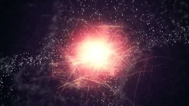 Beautiful magic background. Space — Stock Video