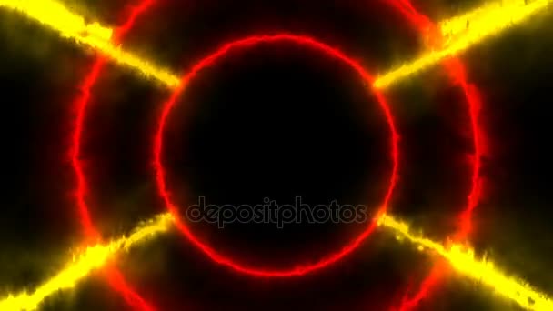 Portail de l'énergie lumineuse d'animation 