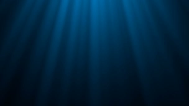 Opakování animace vlny oceánu od pod vodou — Stock video
