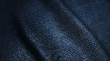 koyu mavi kaliteli kot doku, dalgalar, sorunsuz döngü hareket