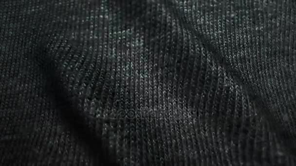 Textura jeans escuro de alta qualidade, ondas em movimento, loop sem costura — Vídeo de Stock