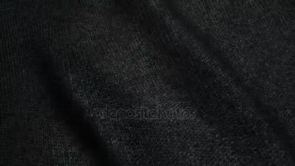 Textura jeans escuro de alta qualidade, ondas em movimento, loop sem costura — Vídeo de Stock