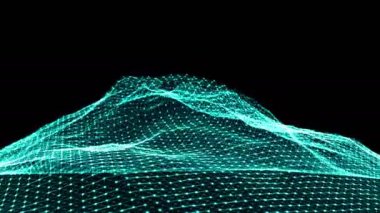 Tel kafes dağ. Dijital manzara