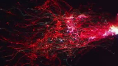 Renkli parçacıkları dans. Arka plan