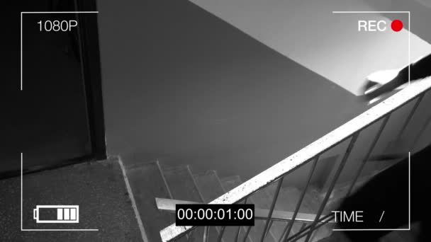 Caméras de surveillance ont attrapé le voleur en fuite dans un masque et un pied-de-biche — Video