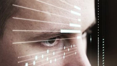 bilgisayar fütüristik hologramlar çehresini projelendirme