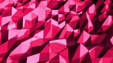 Beyaz poligonal geometrik yüzeyi. bilgisayar sorunsuz döngü soyut hareket arka plan oluşturulur. 4k Uhd 3840 x 2160