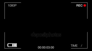 siyah ekran Cctv kamera, zaman ileri gider