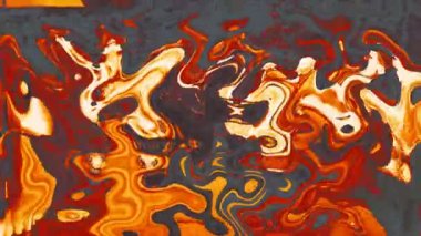 Soyut Renkli Boya Mürekkebi Patlaması Psikedelik Patlama Hareketi