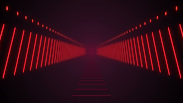 Abstrakter Hintergrund mit Technologie-Tunnel — Stockvideo
