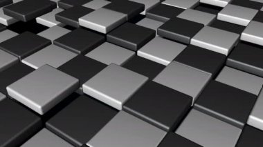 Soyut küpleri arka plan rastgele hareket