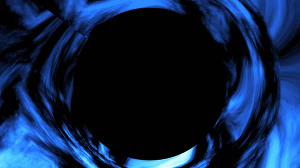 Buraco negro no espaço. Cenário digital abstrato — Fotografia de Stock
