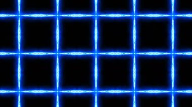 Soyut çiçek dürbünü. 3D render teknolojik altyapı