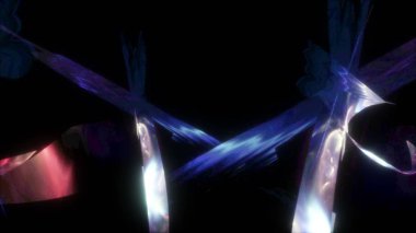 Kristal cam. Arka plan öğeleri parlayan