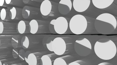 soyut silindir ve yansımaları