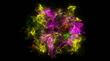 Siyah zemin üzerinde Shockwave patlama ile arka plan