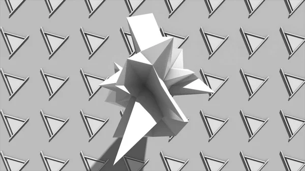Fundo abstrato com objeto geométrico fractal — Fotografia de Stock
