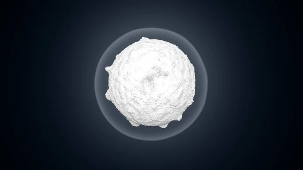 Fundo abstrato com célula de vírus — Fotografia de Stock