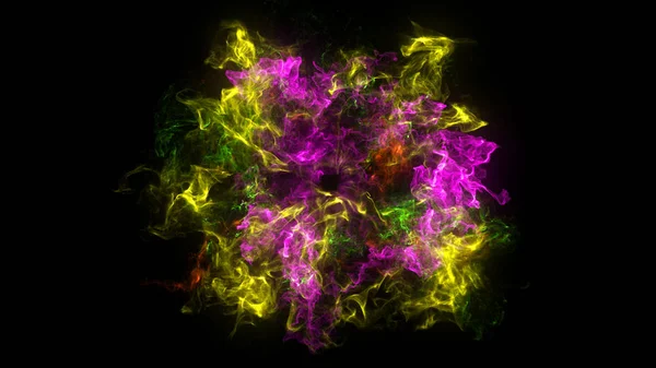 Siyah zemin üzerinde Shockwave patlama ile arka plan