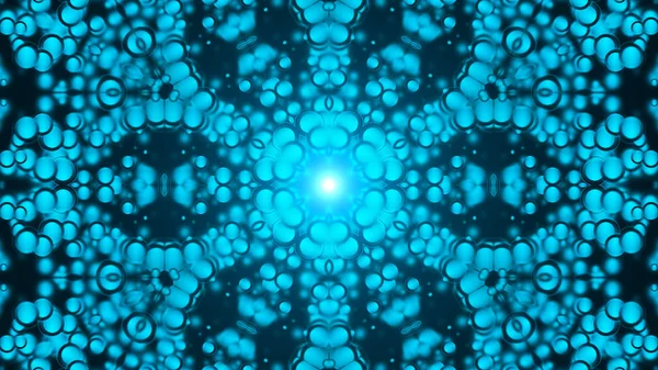 Kaleidoscope abstract background. 3d rendering — Stock Photo, Image