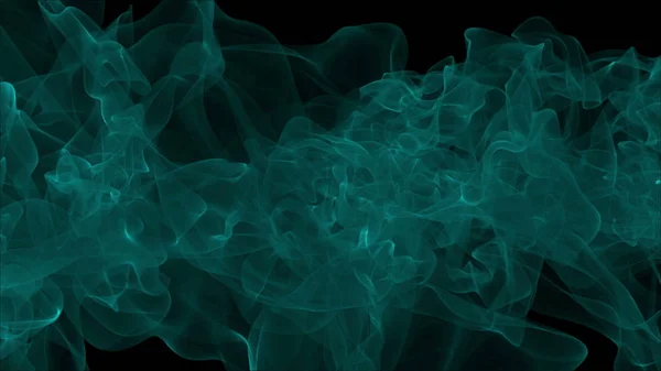 緑の煙と抽象的な背景. — ストック写真