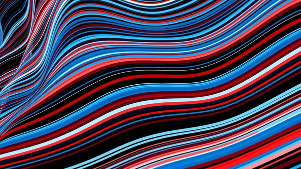 波線がカラフルな抽象的な背景 — ストック写真